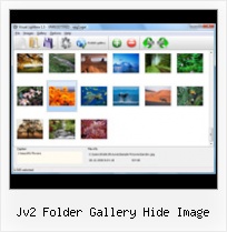 Jv2 Folder Gallery Hide Image popup menu javascript safari