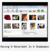 Moving A Recordset In A Shadowbox js open window header