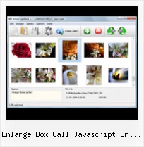 Enlarge Box Call Javascript On Mouseover create javascript open popup window