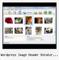 Wordpress Image Header Rotator Dissolve html popup window property